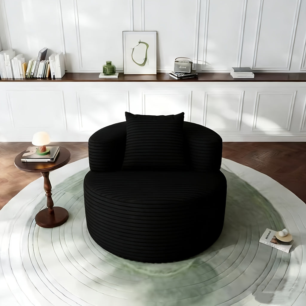 Single-person Lazy Sofa, Casual Single-person Sofa, Lightweight And Non-assembly Design, Suitable for Living Room, Bedroom And Office, Reading Nook Chair, Compact Seating Solution, Ottoman Chair, Compact Couch, Modern Accent Chair, No Assembly